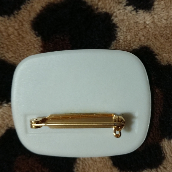 ⛸️Vintage Mural Ice Skating Theme BROOCH PIN 2" x 1.5" Invigorating - Picture 8 of 8